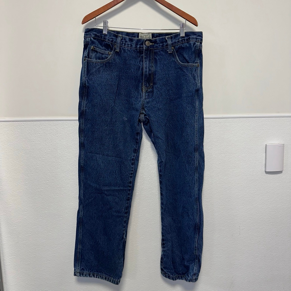 Men's Red Head Brand Co. Blue Lined Jeans Waist 35 X 32 - Picture 12 of 16